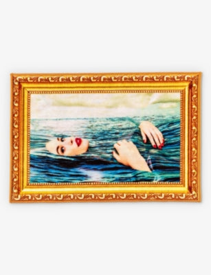 Seletti Seagirl plastic mat 60cm x 90cm, imported from the UK