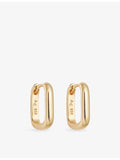 Astley Clarke gold-plated huggie earrings 12mm - British product