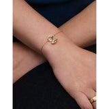 Astley Clarke locket bracelet 18ct gold-plated sterling silver, imported from the UK