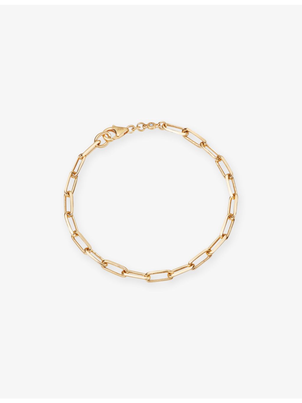 Astley Clarke 18ct yellow gold vermeil chain bracelet 185mm - British product