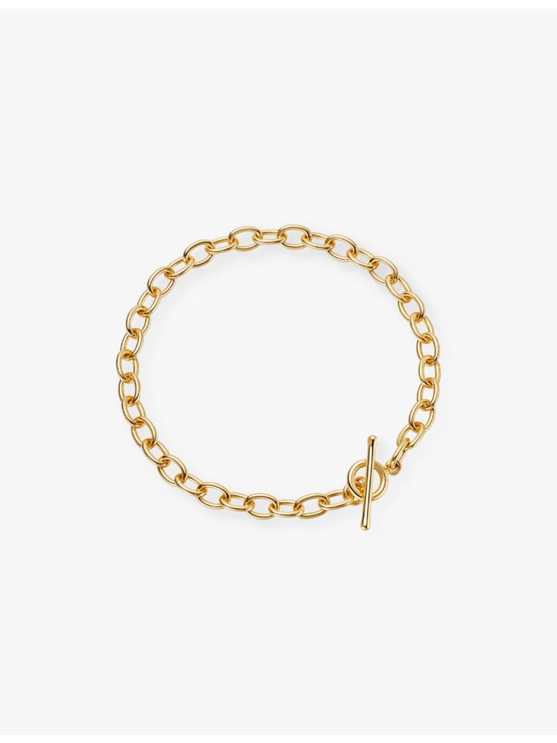 Astley Clarke T-bar bracelet 18ct yellow-gold plated sterling silver, UK version