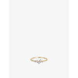 Astley Clarke promise ring 14ct yellow gold 0.13ct lab-grown diamond (British brand)