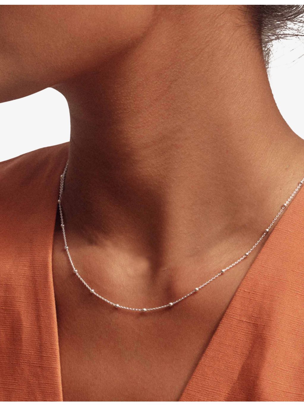 Astley Clarke Aurora beaded sterling-silver necklace (British brand)