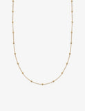 Astley Clarke Aurora station necklace 18ct gold plated sterling silver (British brand)