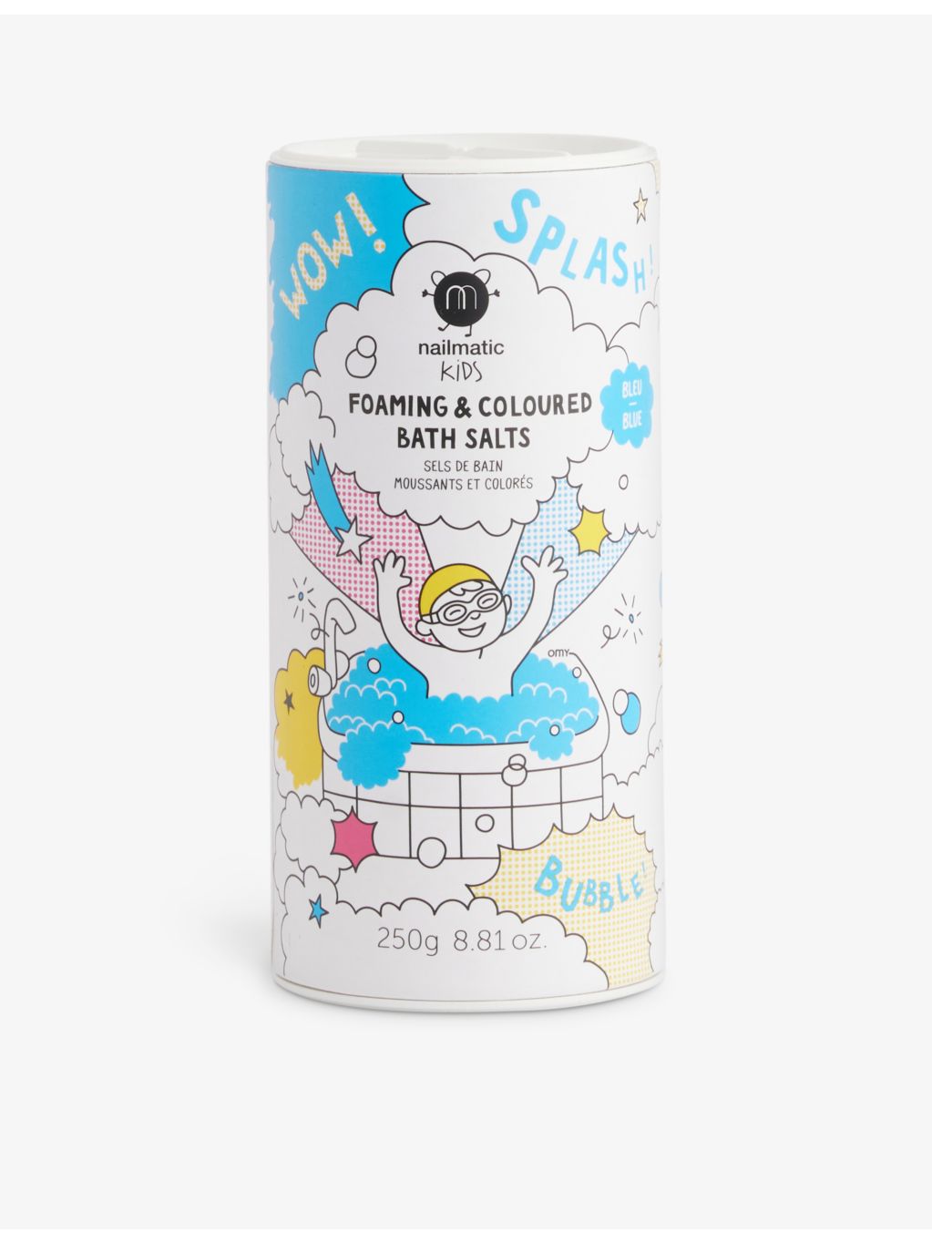 Nailmatic blue foaming bath salts 250g - British product