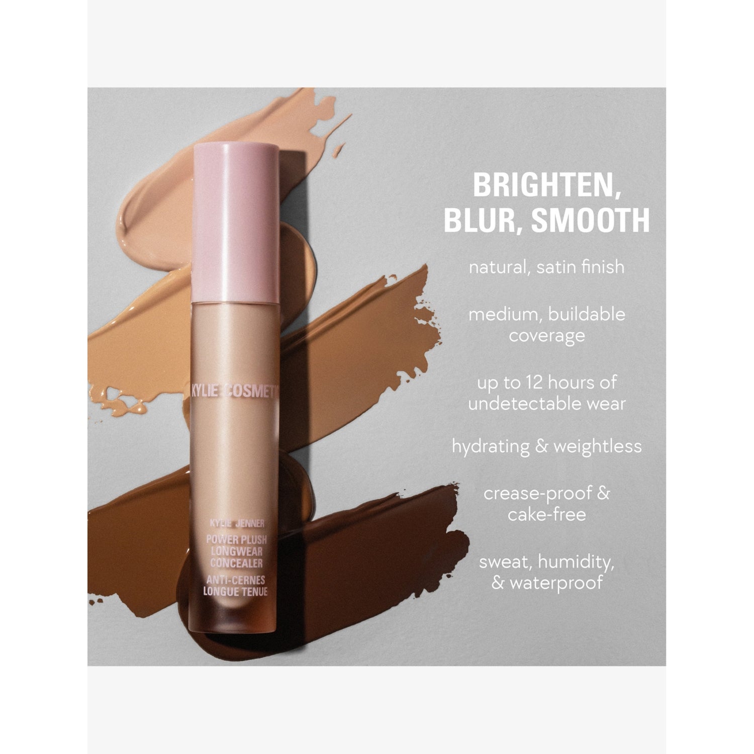 Kylie Cosmetics Power Plush longwear concealer 4.5g - British product