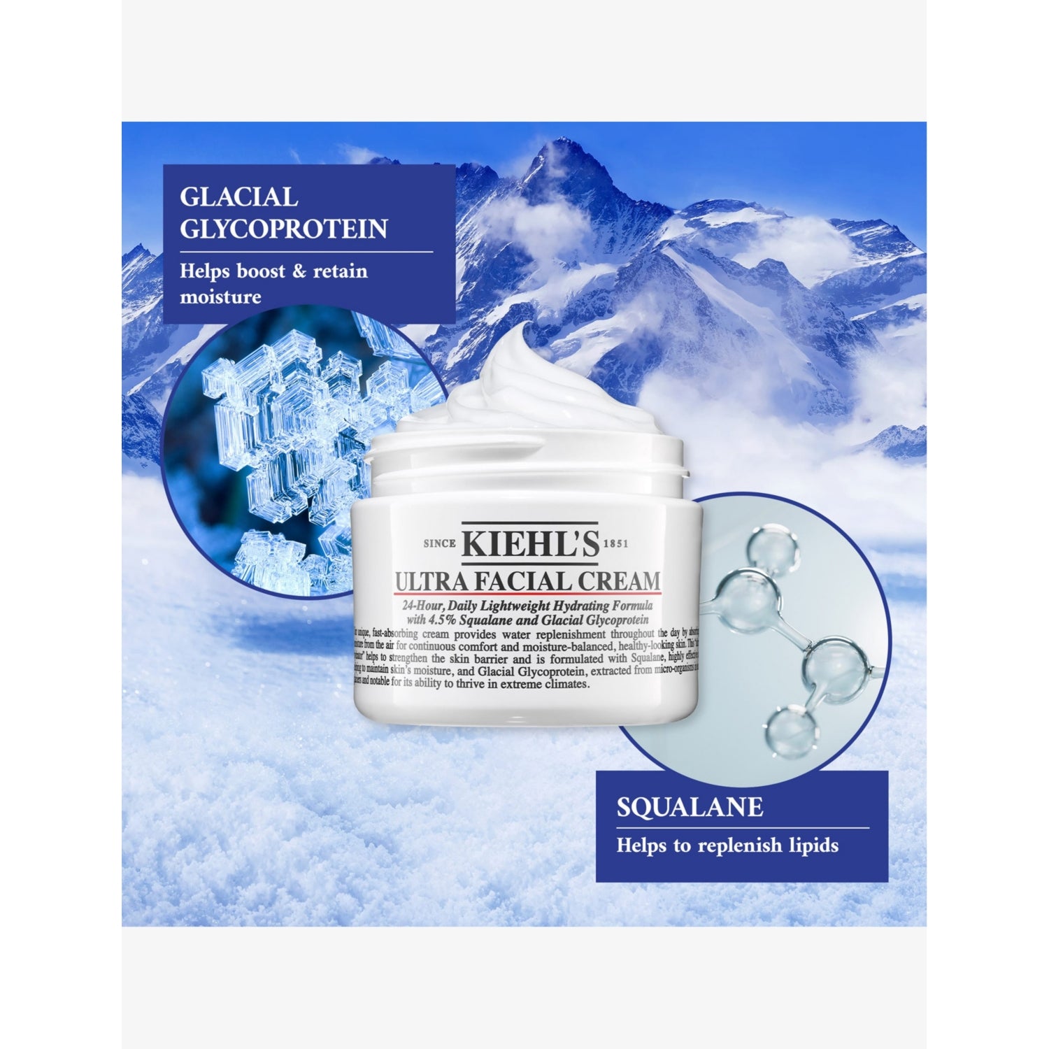 Kiehl's Ultra Facial Cream refill 150ml - British product