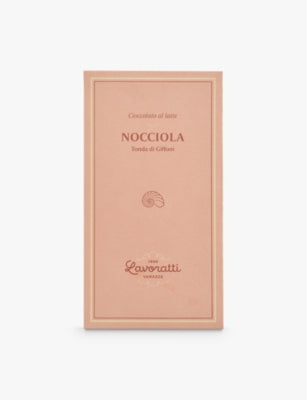 Lavoratti milk chocolate and hazelnut bar 80g, UK version