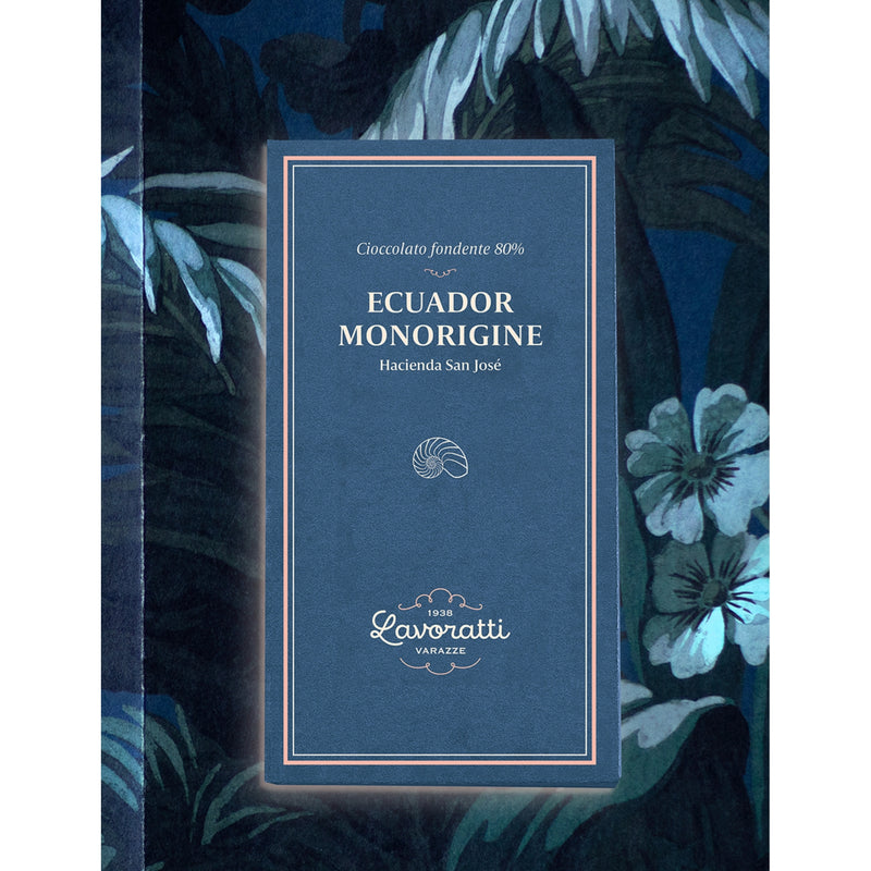 Lavoratti 1938 Ecuador single-origin dark chocolate bar 80g, imported from the UK