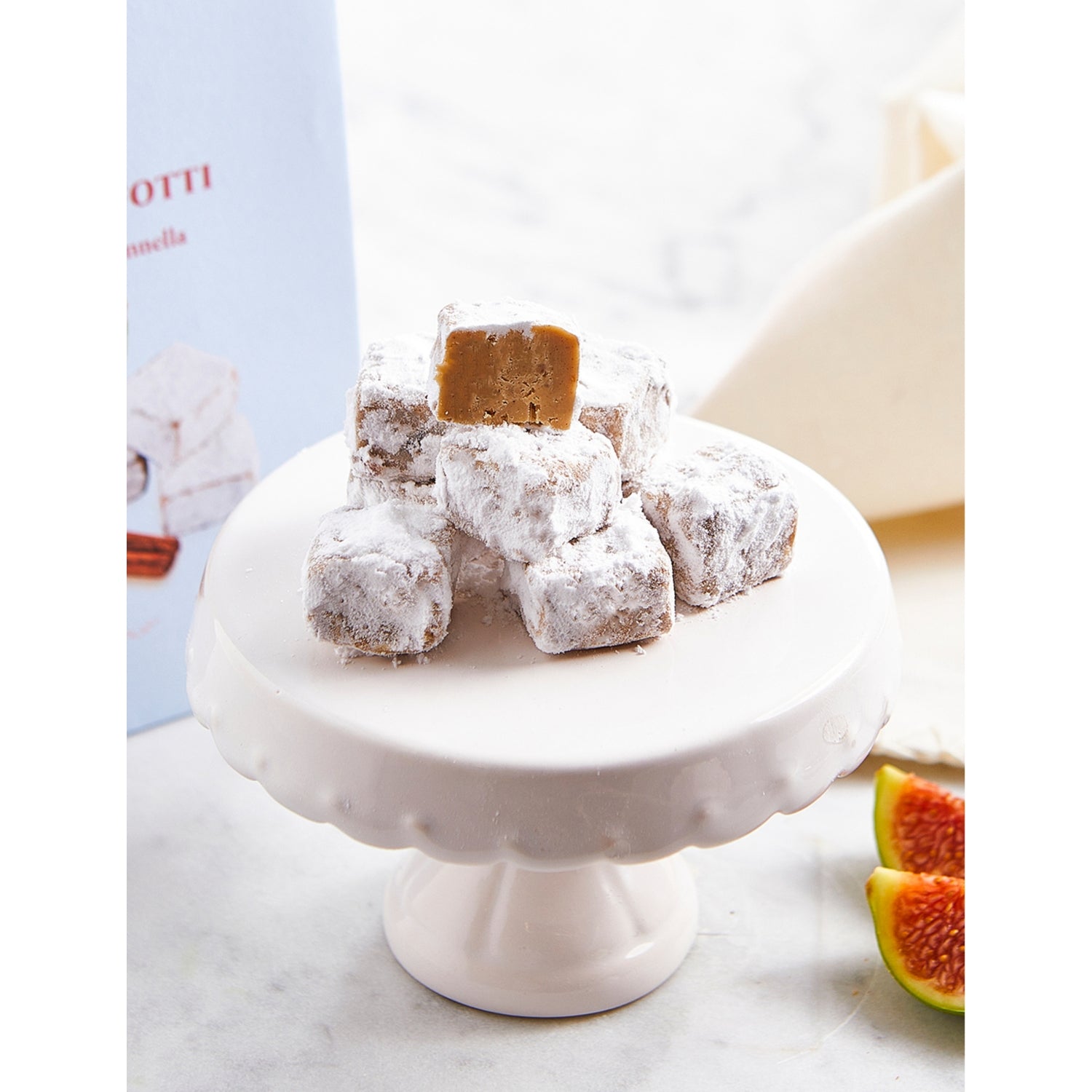 Lavoratti 1938 sugar-coated fig and cinnamon truffles 200g - British product