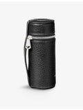 Aspinal of London logo-embossed leather golf ball holder, UK version