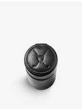Aspinal of London logo-embossed leather golf ball holder, UK version