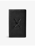 Aspinal of London logo-embossed leather golf scoreboard holder - British product