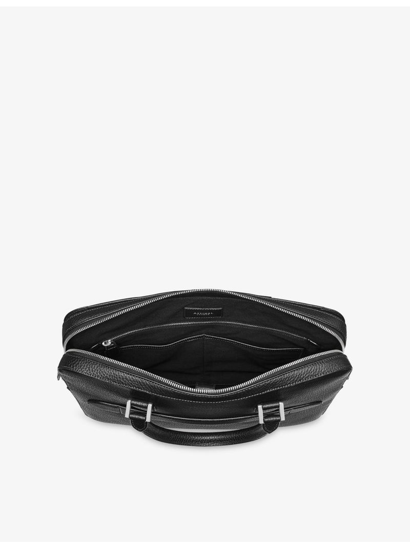 Aspinal of London Mount Street leather laptop bag, UK version