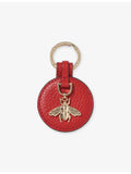 Aspinal of London bee leather keyring 6cm - British product