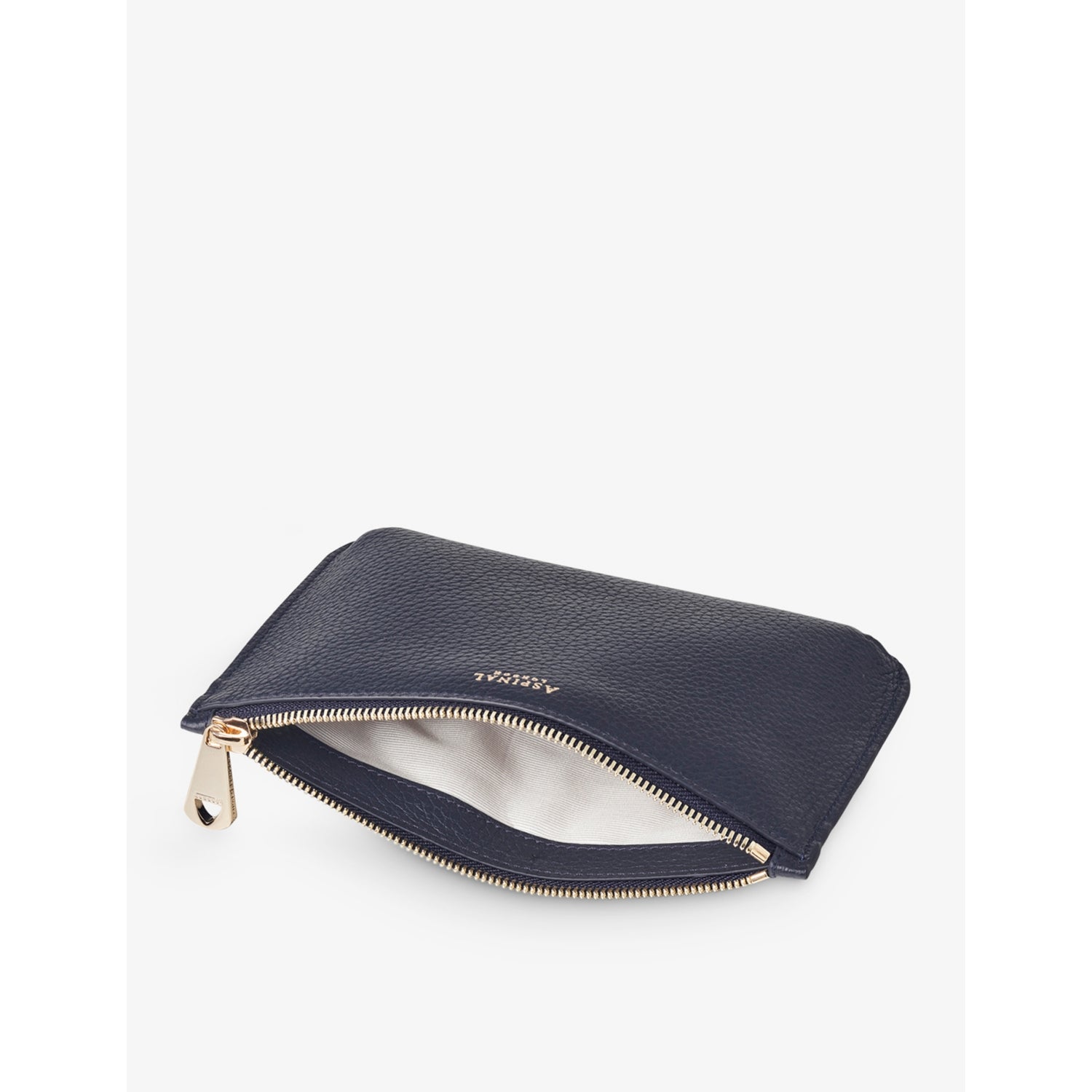 Aspinal of London Ella medium leather pouch 20cm (British brand)