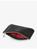 Aspinal of London Ella medium logo-print leather pouch 20cm (British brand)