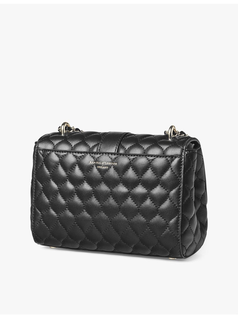 Aspinal of London Lottie quilted leather shoulder bag (British brand)