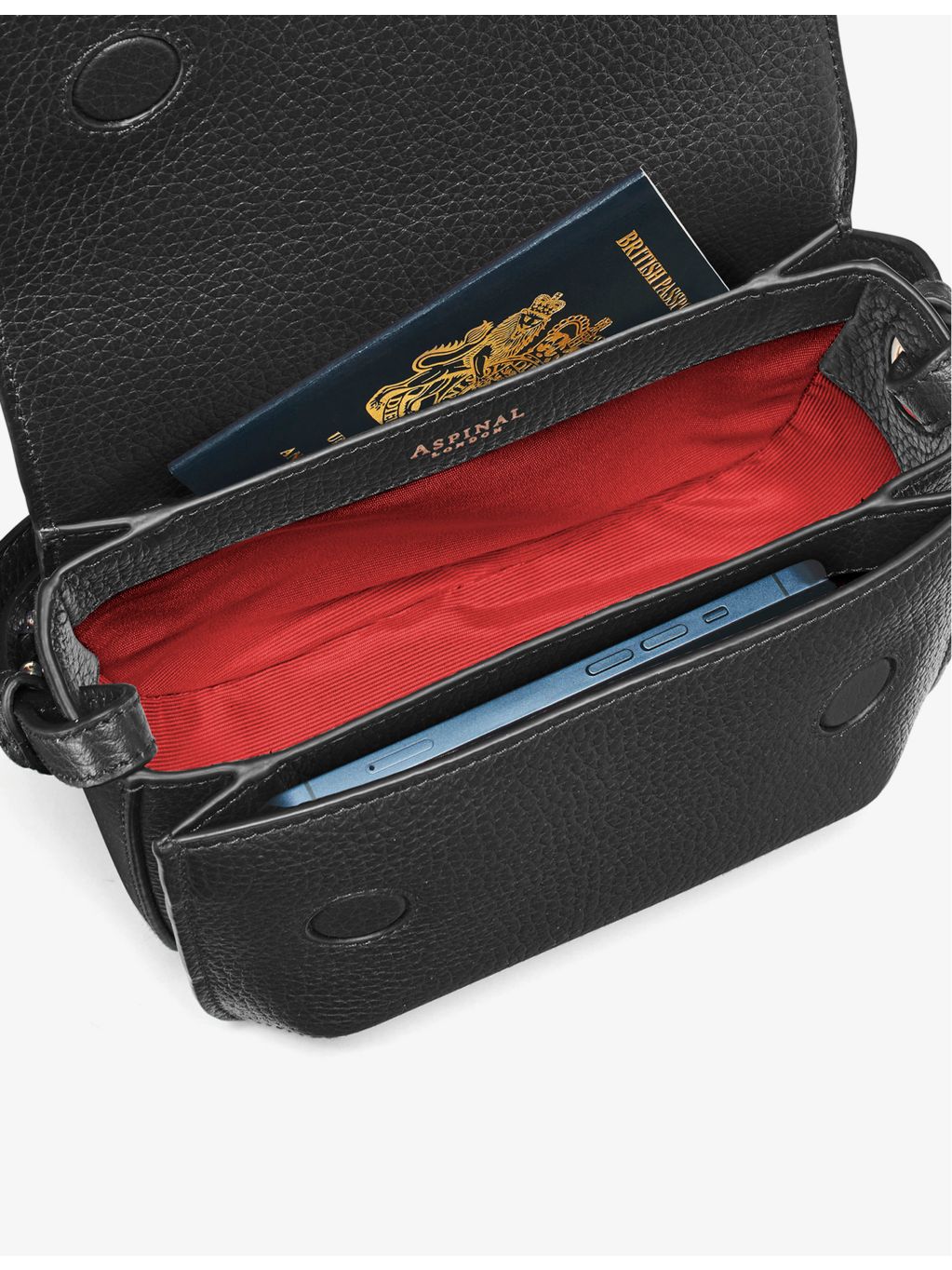 Aspinal of London Ella leather cross-body bag (British brand)