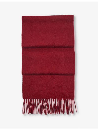 selfridges Aspinal of London Tasseled-edge Cashmere Scarf, 180cm x 25.4cm- Buy online at McGrocer