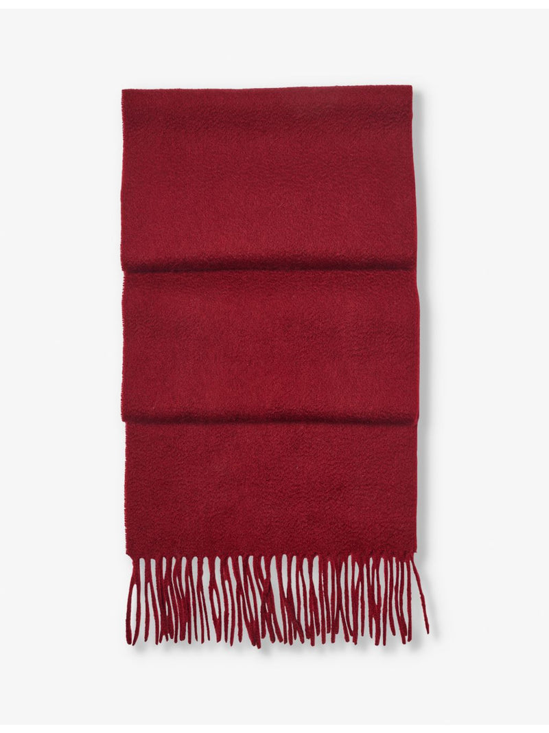 Aspinal of London cashmere scarf with tasselled edges (British brand)