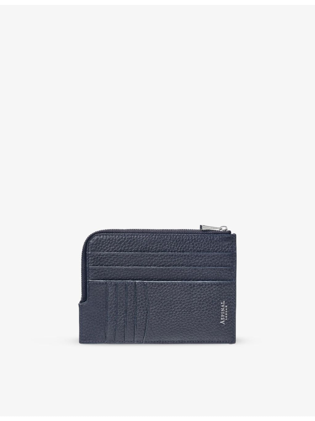 Aspinal of London logo-embossed leather travel wallet 12cm (British brand)