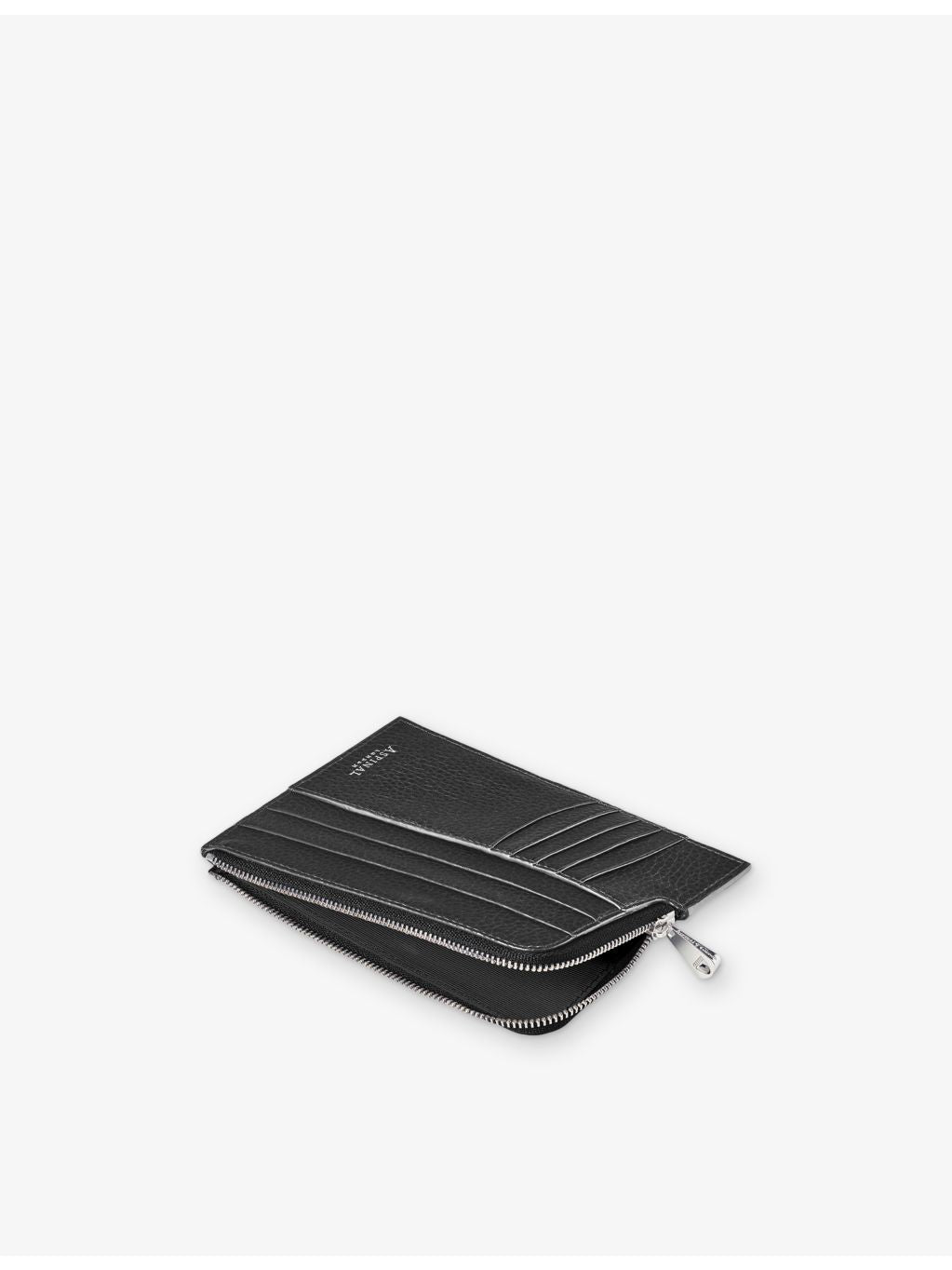 Aspinal of London grained leather travel wallet, UK version