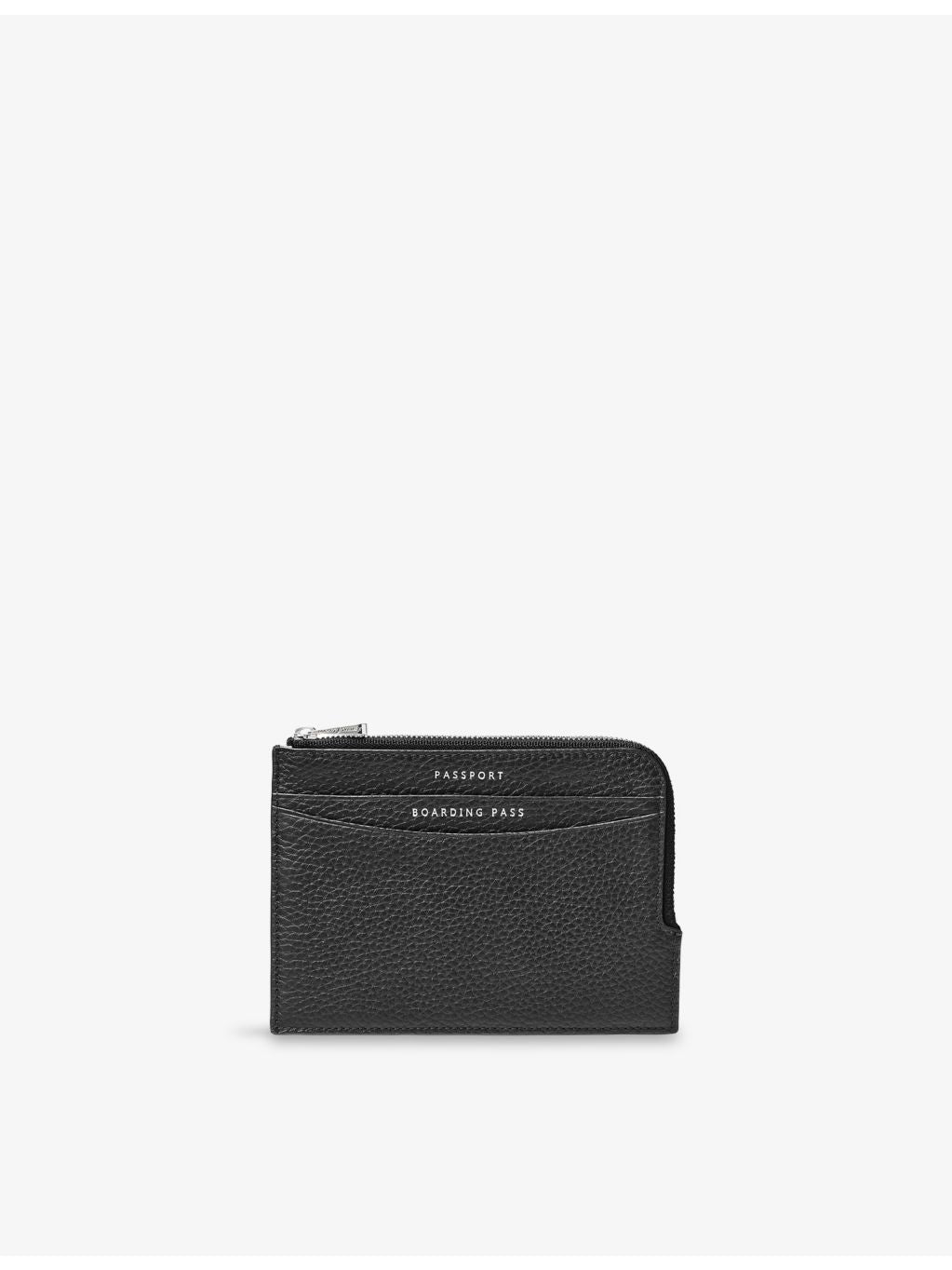 Aspinal of London grained leather travel wallet, UK version
