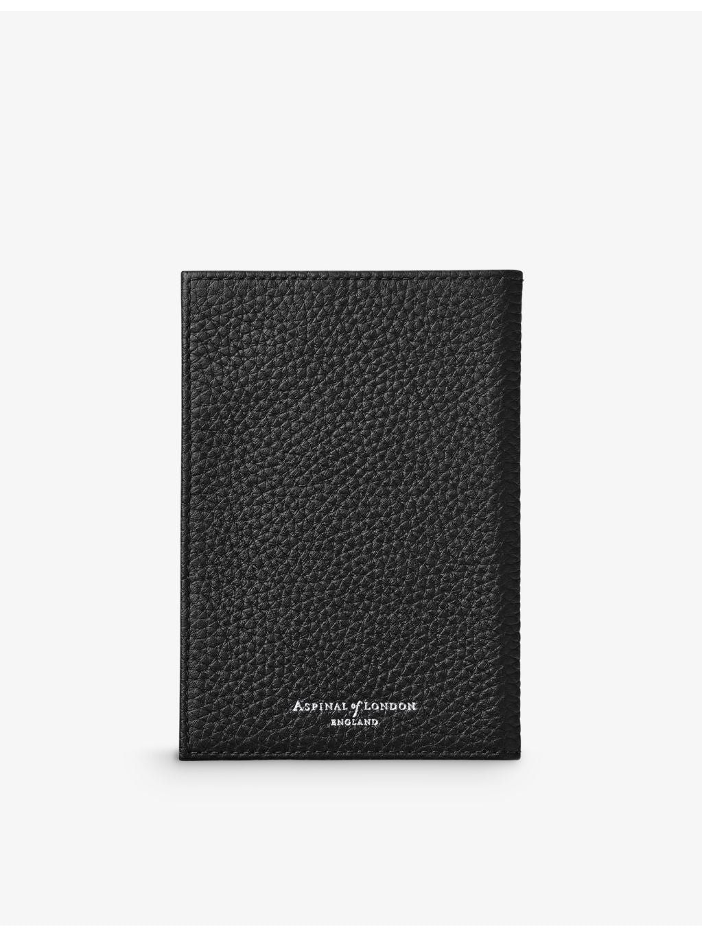 Aspinal of London leather passport cover with embossed logo, UK version
