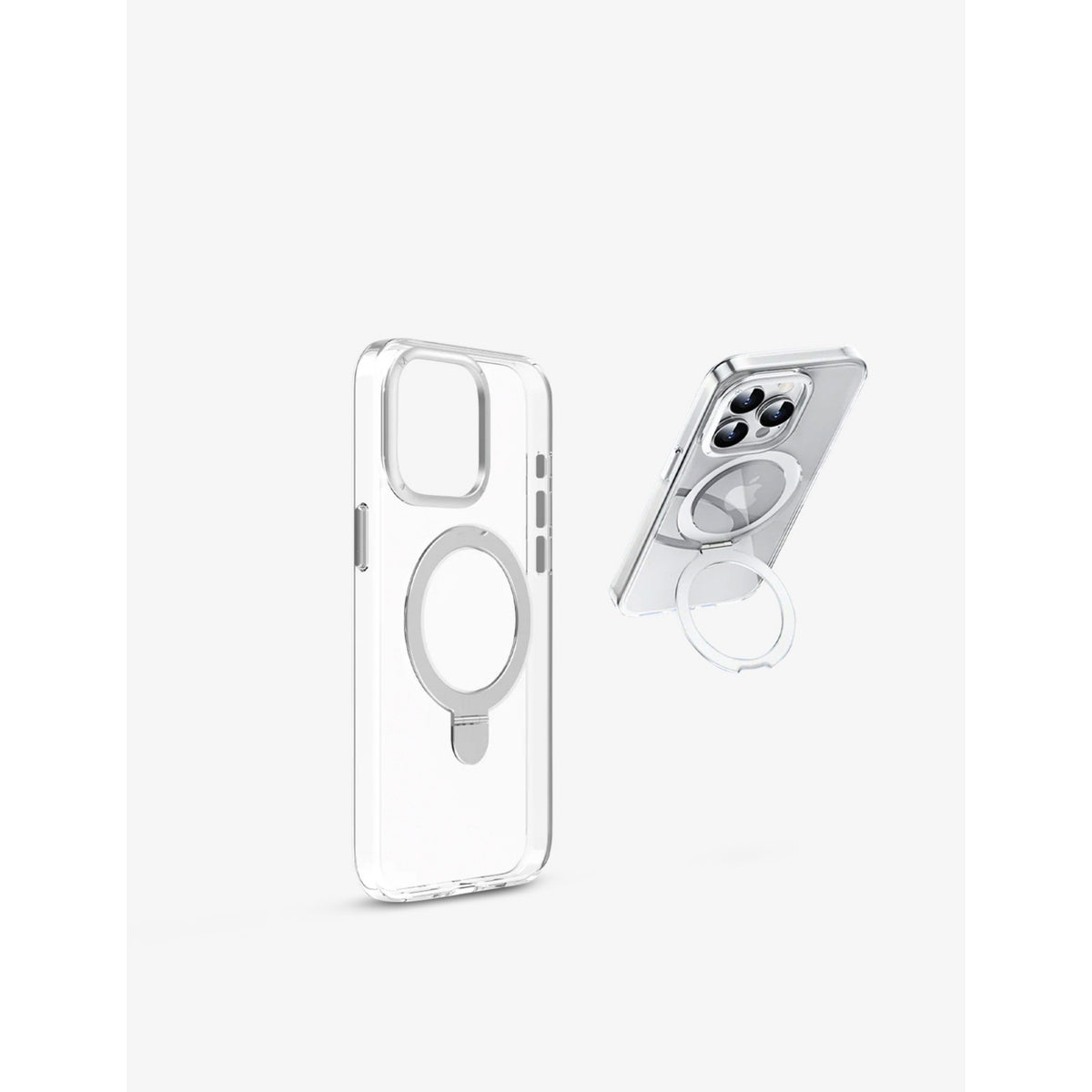 Momax CaseFORM FLIP iPhone 15 Pro Max case - CLEAR GREY