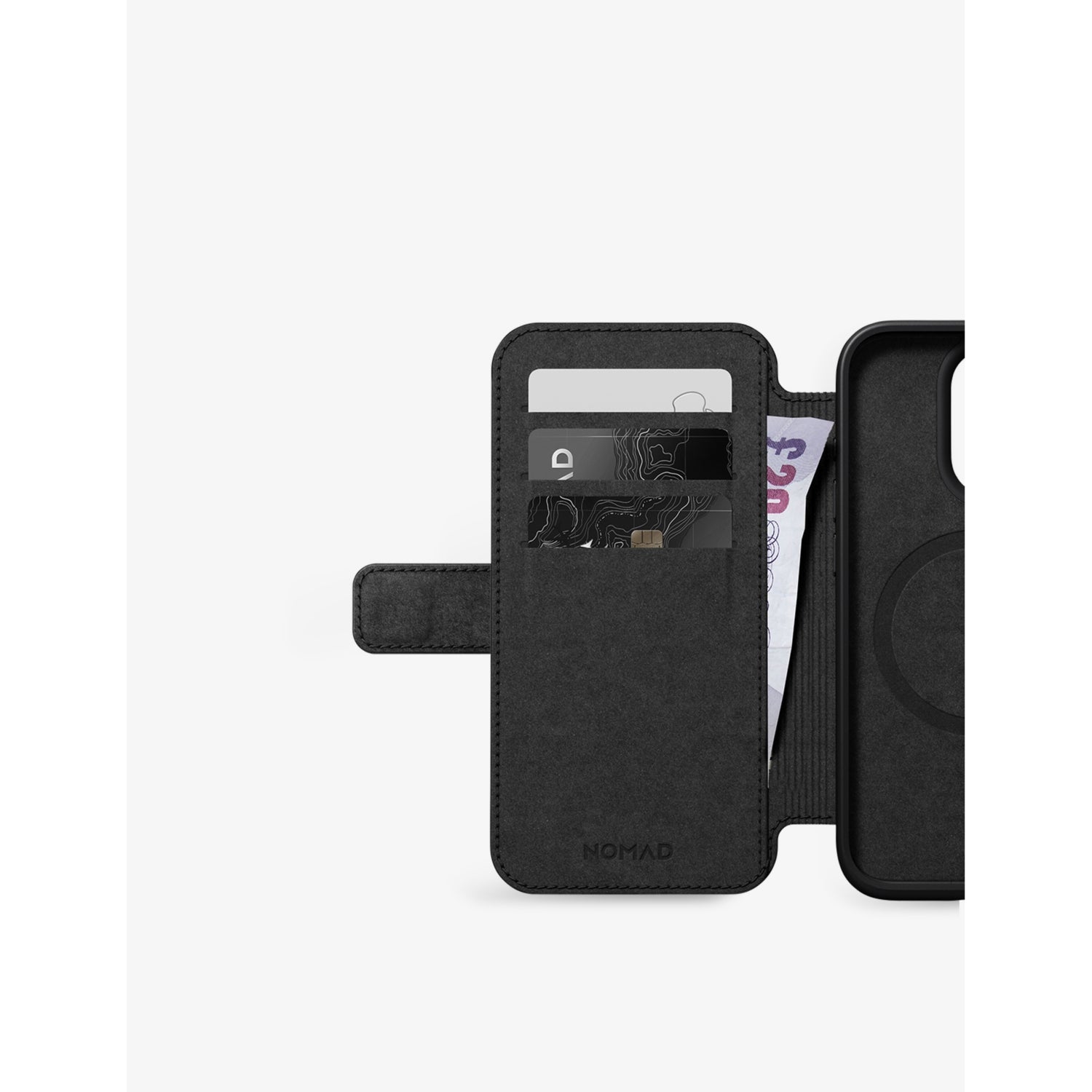 Nom Lea folio phone case for iPhone 15 Pro Max, UK version
