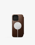 techBAR Nom Lea Folio iPhone 15 Max Phone Case