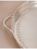 Soho Home Rochester engraved stainless steel tray 49.5cm - British product