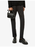 The Kooples leather cross-body bag with branded strap (British brand)