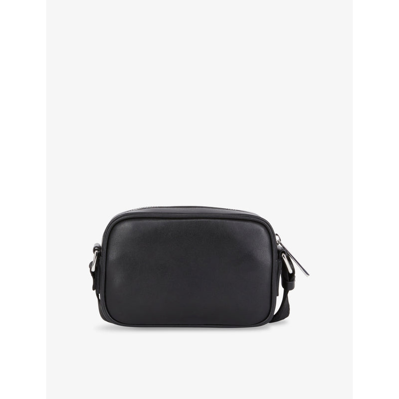The Kooples leather cross-body bag with branded strap (British brand)