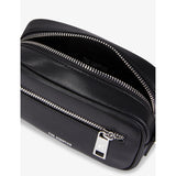The Kooples leather cross-body bag with branded strap (British brand)