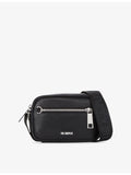 The Kooples leather cross-body bag with branded strap (British brand)