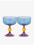 anna + nina Bliss cocktail glass set of two, imported from the UK