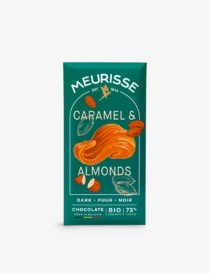 Almond caramel dark chocolate tablet 100g - British product