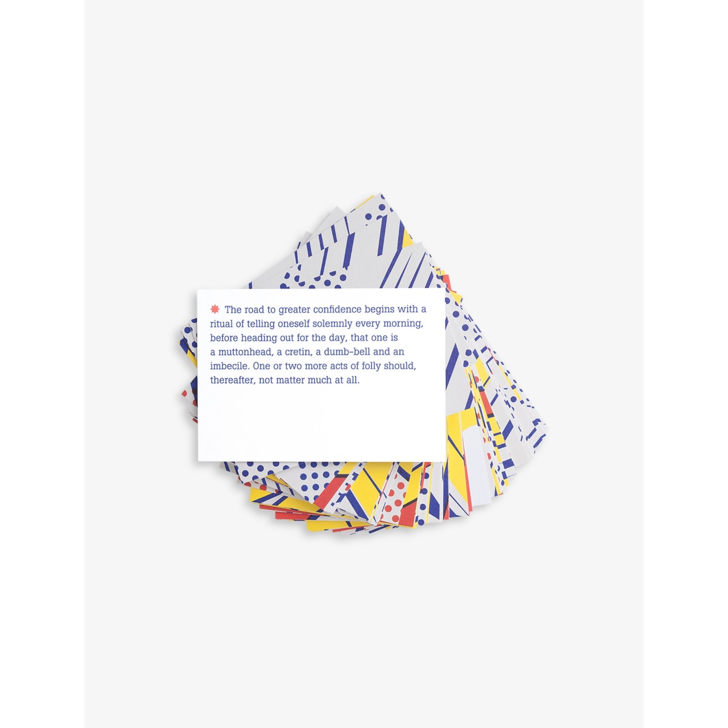 The School of Life confidence prompt cards set of 60 (British brand)