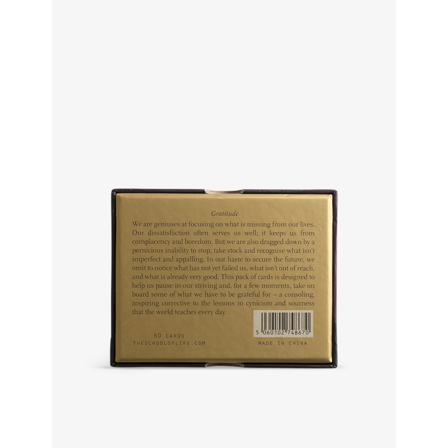 The School of Life gratitude cards set of 60 (British brand)