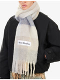 Acne Studios Vally checked wool-blend scarf, 250 x 28cm, UK version