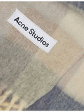 Acne Studios Vally checked wool-blend scarf, 250 x 28cm, UK version