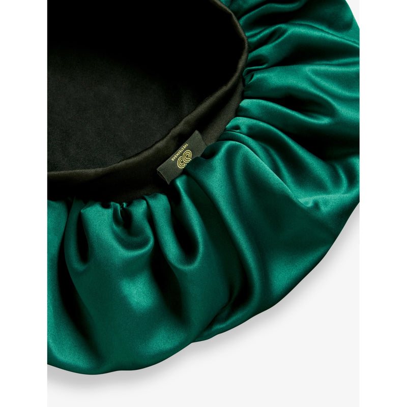 The Steam Bar satin bonnet for all hair types (British brand)