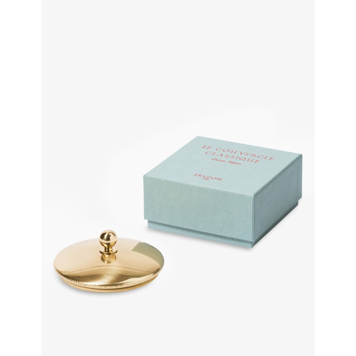 Trudon brass candle topper 10.5cm, imported from the UK