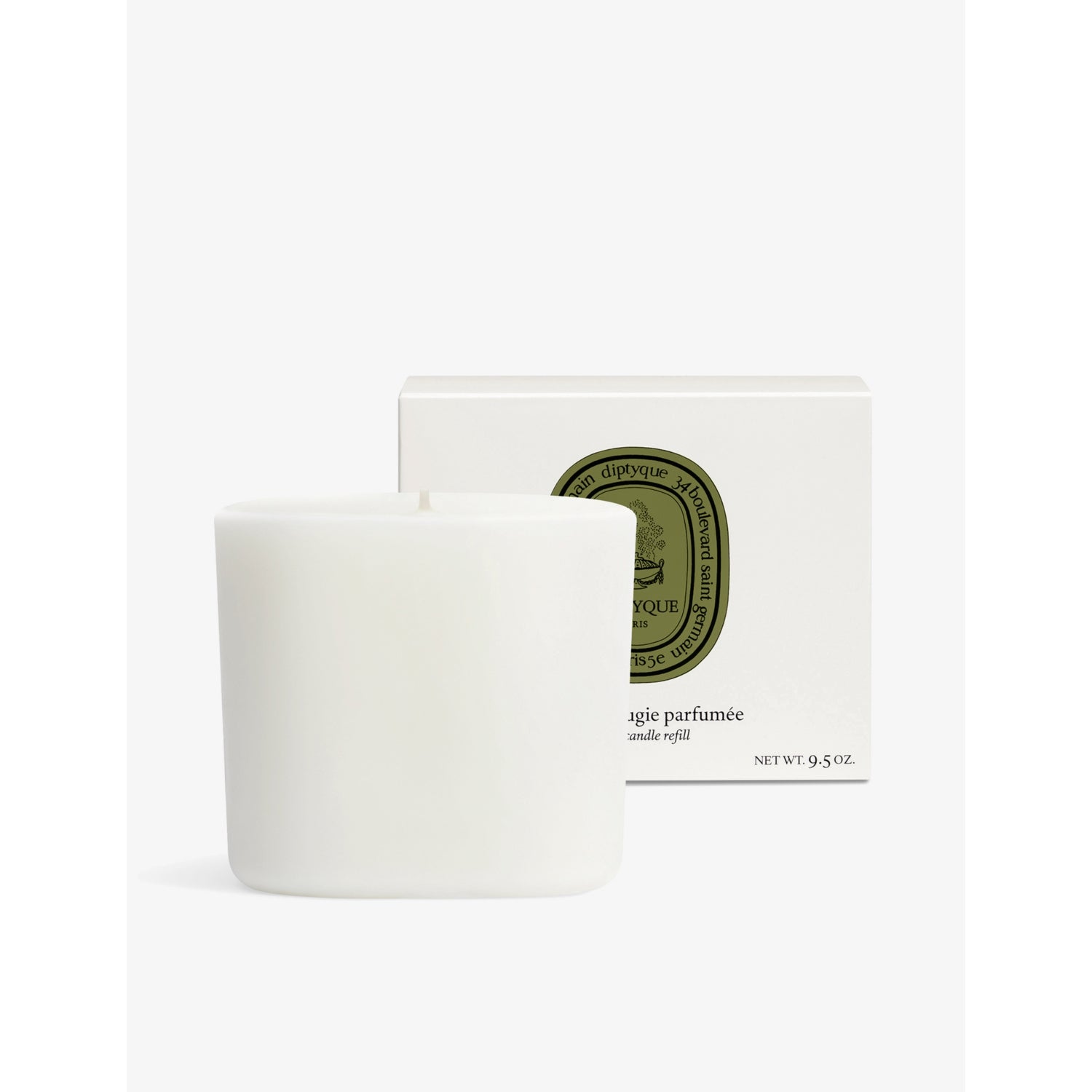Diptyque Temple des Mousses scented candle refill 270g, imported from the UK