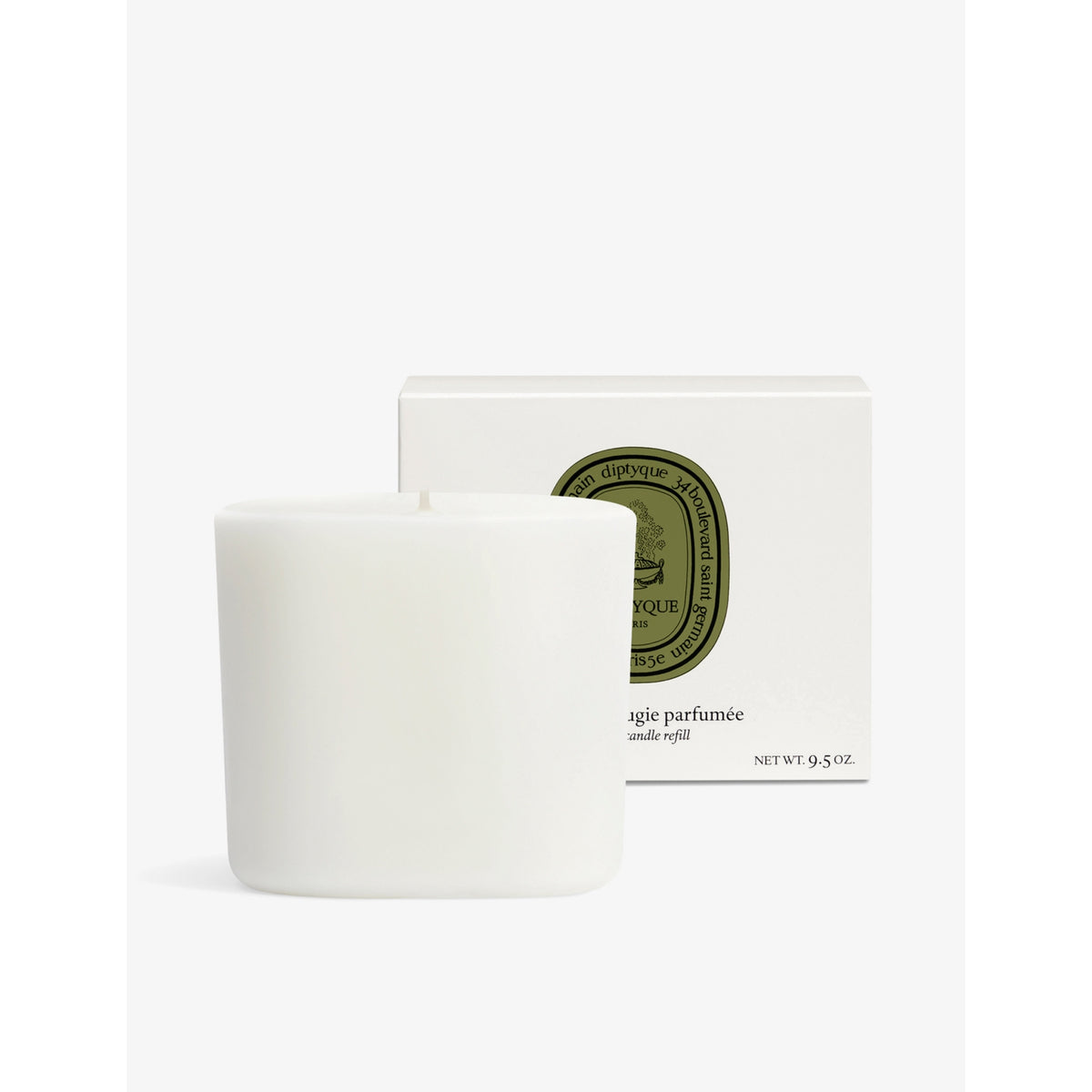 Diptyque Temple des Mousses scented candle refill 270g, imported from the UK