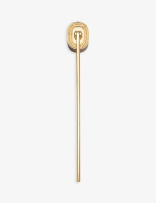 Diptyque logo-engraved gold-tone candle snuffer, UK version