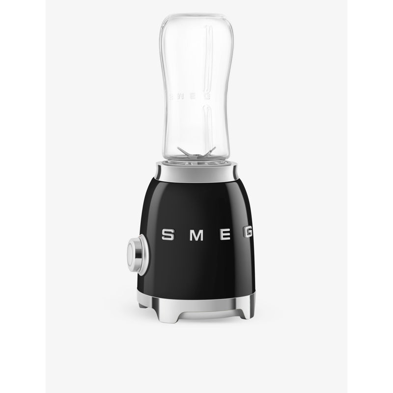 Smeg personal stainless-steel blender with two 600ml bottles, imported from the UK