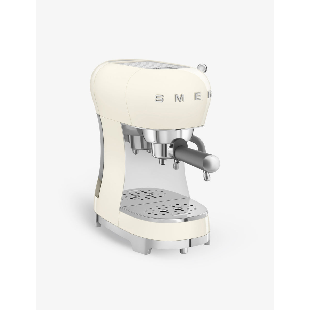 Stainless-steel espresso machine with steam wand - BLACK